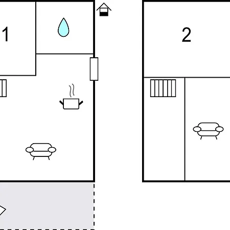 2 Bedroom Beautiful In *